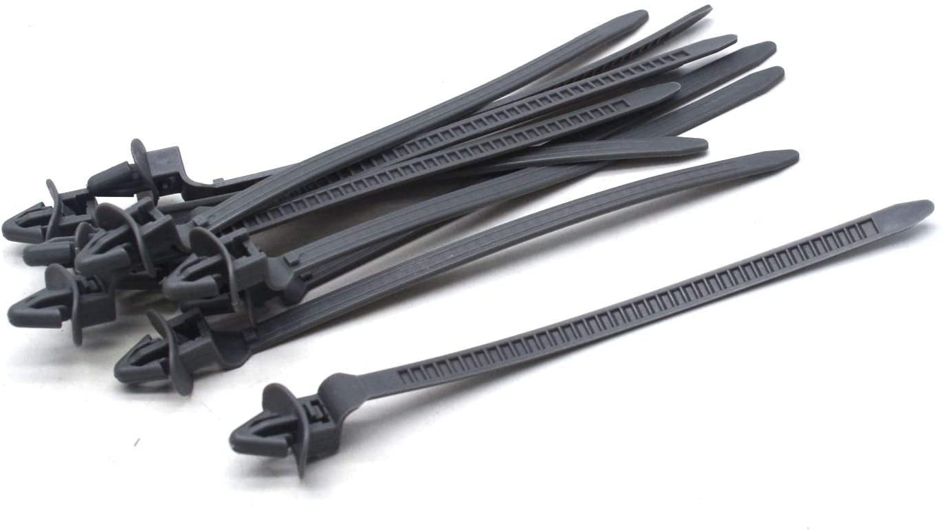 1/10PCS Black Cable Ties Heavy Duty  Nylon Wrap Zip Ties Hot 