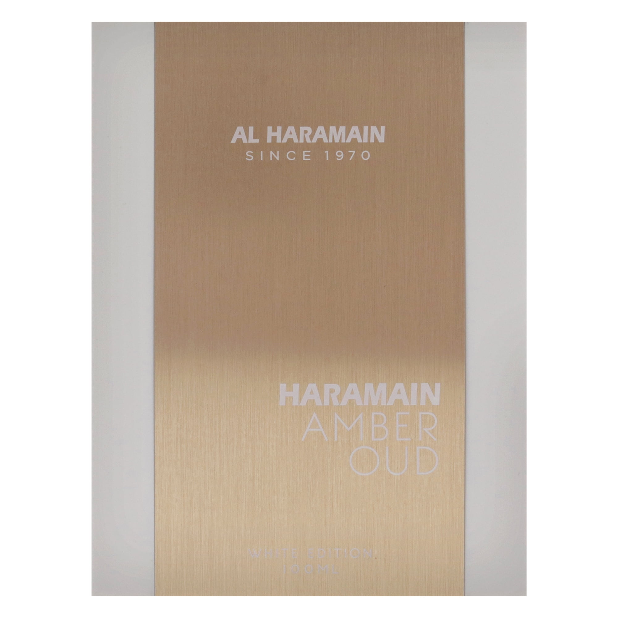 Al Haramain Amber Oud, White Edition, Perfume for Women and Men, 3.4 oz