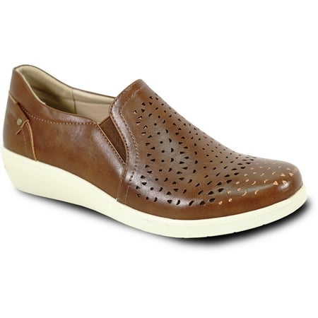 KOZI Women Comfort Casual Shoe OY9215 Wedge Shoe Pewter