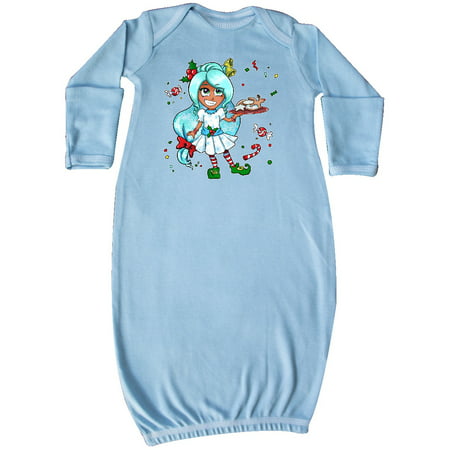 Christmas Elf with Cookies and Candy Newborn