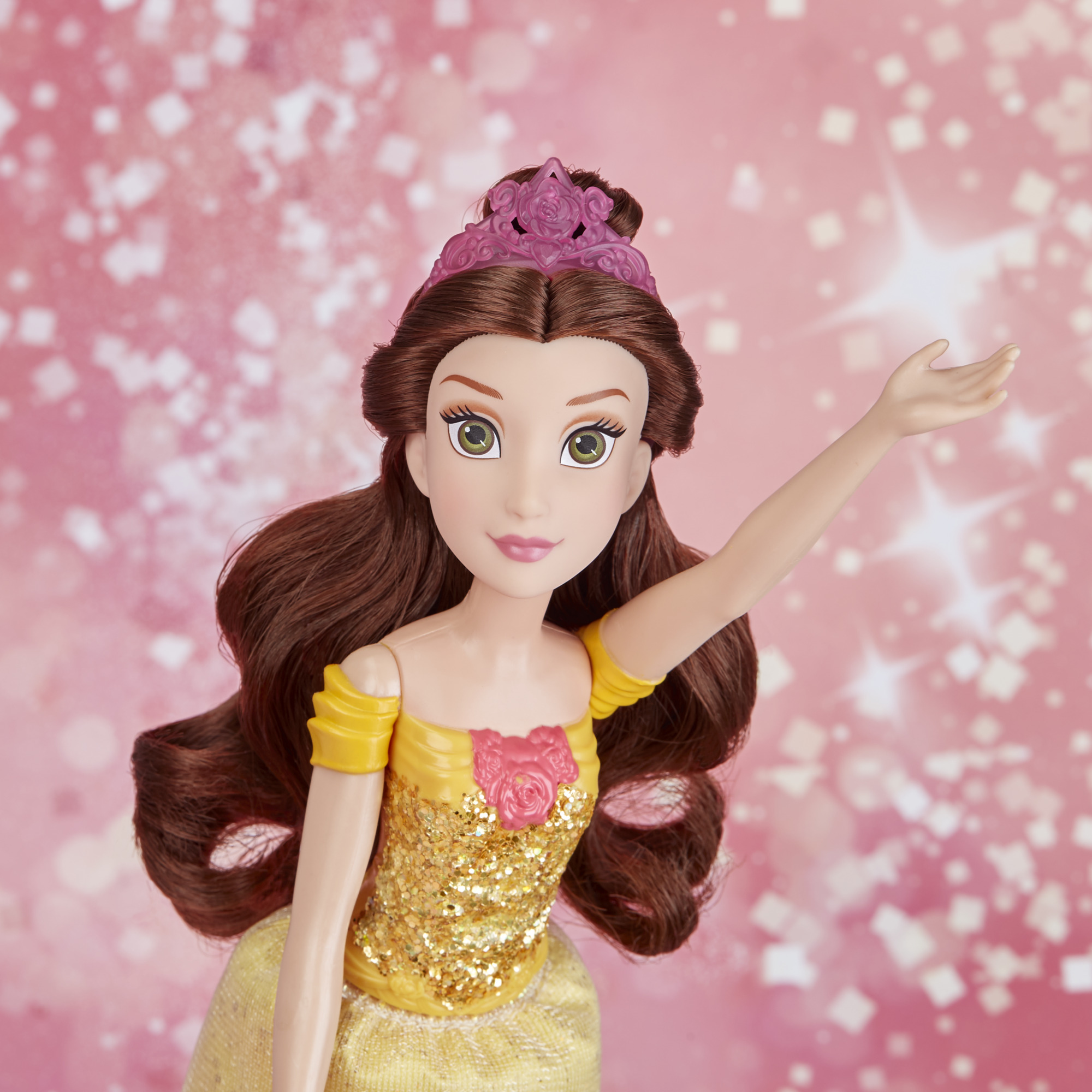 Disney Princess Royal Shimmer Belle with Sparkly Skirt, Includes Tiara and Shoes - image 15 of 16