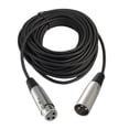 thumbnail image 1 of Cable XLR CUTICAT 3-65FT balanceado de micrófono, 1 of 6