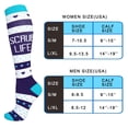 thumbnail image 5 of 4 Pairs Medical Sport Compression Socks - 15-20mmhg Graduated Knee-High Support for Men & Women, Ideal for Soccer, Running, and Nurses, 5 of 7