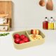 thumbnail image 4 of Contenedor para almacenar queso en bloques, organizador de tapa para fruta en el refrigerador, de acero inoxidable, para cocina, diseño compacto, soporte multiusos, para especias, jengibre y, 4 of 8