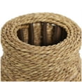 thumbnail image 4 of DecMode 32" Handmade Slim Woven Tall Brown Seagrass Vase, 4 of 7
