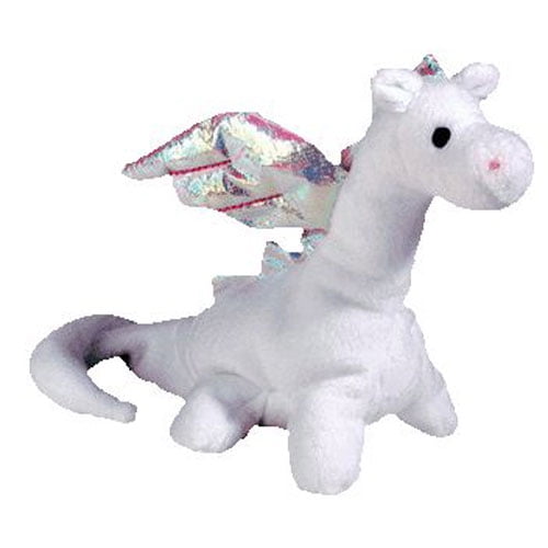 TY Beanie Baby - MAGIC the White Dragon (4th Gen hang tag) (7 inch