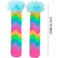 thumbnail image 4 of Kids Girls Knee High Socks Gift Long Crazy Silly Tall Funny Boot Child Fun Socks, 4 of 4