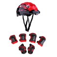 thumbnail image 1 of Sonducket 7 piezas niños bicicleta patinaje casco rodilla codo muñequeras set rojo Calzado, 1 of 1