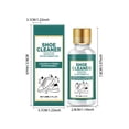 thumbnail image 3 of 30ml White Shoe Cleaner Formulated With Stearic Acid & Glycerin Tough Stains Whiteness Portable &, 3 of 8