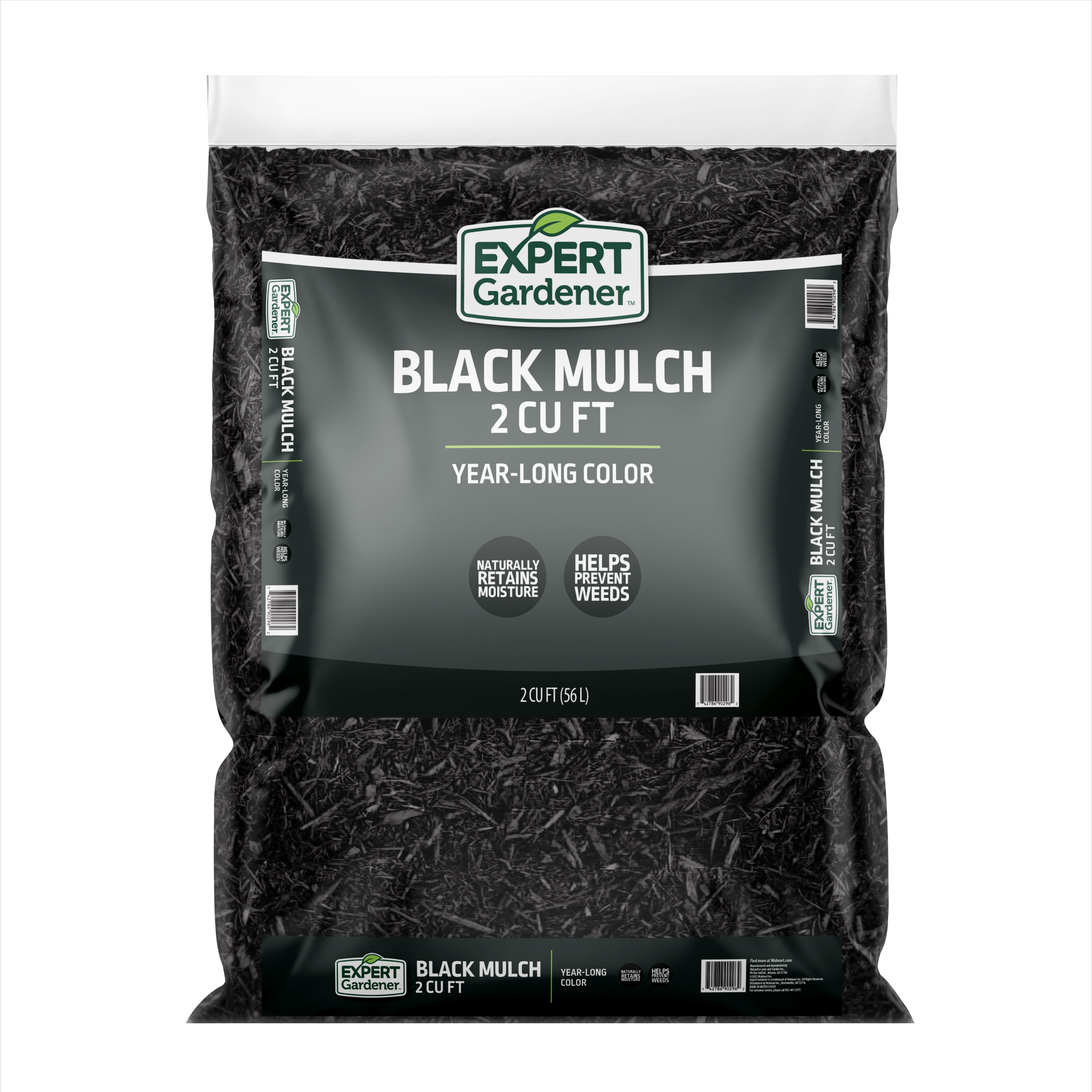 Oldcastle Lawn & Garden, 2 cu ft Black Mulch, Retains Moisture Oldcastle Lawn & Garden, 2 cu ft Black Mulch, Retains Moisture