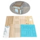 thumbnail image 2 of Rompecabezas 3D 1/35, artesanías de arquitectura de estilo europeo, edificios de dos pisos DIY, miniatura de madera sin terminar para el diseño de la Estilo A Sunnimix casa de modelos de construcción, 2 of 7
