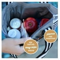 thumbnail image 5 of KriKac Cute Lunch Bags for Women - Insulated Lunch Tote for Work - Great gift idea for Nurse, Teacher, Grandma, Mom, Aunt (Coffee Scrubs Gray), 5 of 9