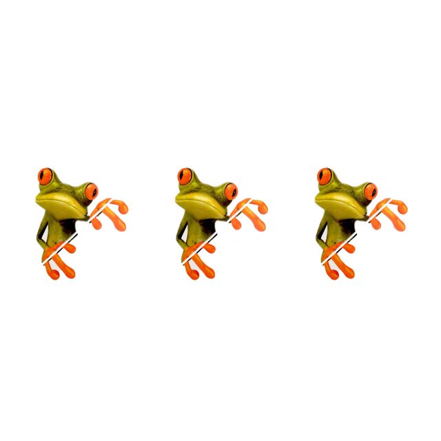 Riwesomey Pegatina Universal para coche 3D Peep Frog, pegatinas divertidas para coche, pegatina para ventana de rana estéreo para camión, decoración Type1 NO1 Riwesomey CBP046949