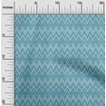 thumbnail image 2 of oneOone Rayon Teal Blue Fabric Chevron Sewing Craft Projects Fabric Prints By Yard 56 Inch Wide, 2 of 4