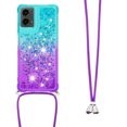 thumbnail image 3 of Funda para Motorola MOTO G 5G 2024 Brillantina Líquida Divertida Reluciente y con Cristales en Movimiento Cuerpo Cruzado con Cordón Ajustable, 3 of 5