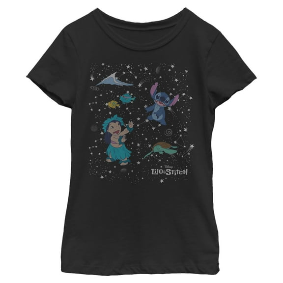 Girls Lilo & Stitch Aloha From Space T Shirt