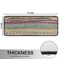 thumbnail image 5 of Kitchen Rugs Sets Of 2,Yellow and Pink Geometric Boho Pattern Anti Fatigue Kitchen Mat Rugs Non Slip Washable,Decorative Kitchen Floor Mats for Kitchen,Sink,Laundry,17"x47"+17"x47", 5 of 5