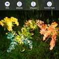 thumbnail image 2 of Innens Solar Flower Lights Wisteria Flowers Waterproof Garden Stake Light Landscape Decor for Yard Lawn Outdoor (Yellow, 5 Pack), 2 of 13