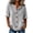 Black, variant on Women's Striped Blouse Notch Collar Button Front Casual Tops
