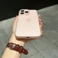 thumbnail image 4 of 0.3mm Ultra Thin Matte Case For iPhone 16 15 14 13 12 11 Pro Max Plus Mini Silicone Soft Candy Color Transparent Cover Luxury black For iPhone 12, 4 of 6