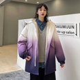 thumbnail image 4 of Vedolay Warm Winter Coats 2023 Windproof Waterproof Hooded Raincoat Purple,M, 4 of 5
