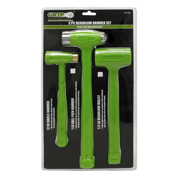 3 - pc. Deadblow Hammer Set - Grip