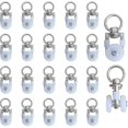 thumbnail image 1 of 20-pack metal track rollers, curtain track, slide, curtain rollers, curtain track rollers, curtain, 1 of 5