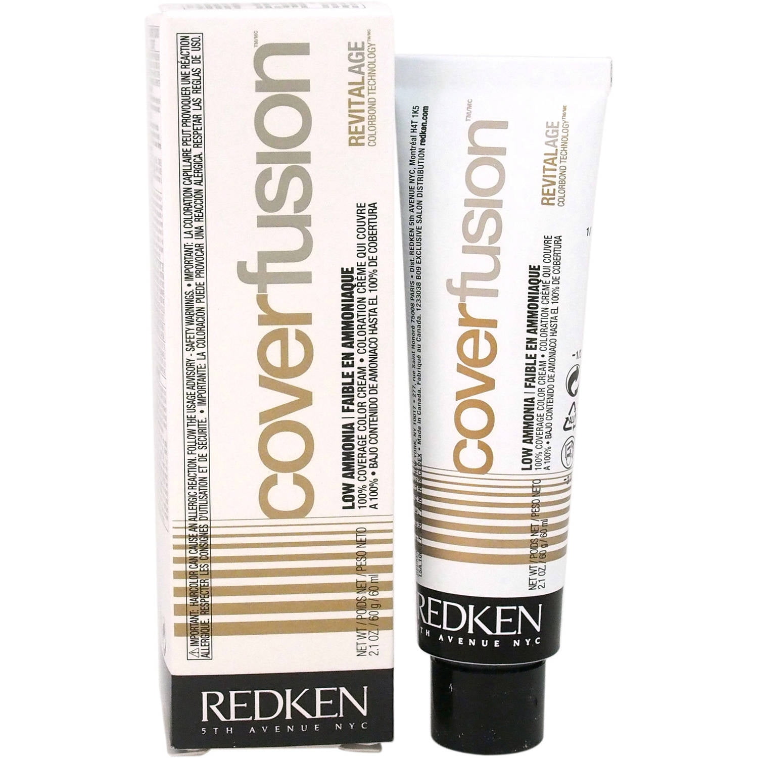 Cover Fusion, Hair Color Low Ammonia 8Nn - Natural By Redken, 2 Oz