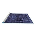 thumbnail image 2 of Ahgly Company Machine Washable Indoor Rectangle Persian Blue Traditional Area Rugs, 2' x 5', 2 of 4