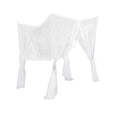 thumbnail image 1 of European Style 4 Corner Post Bed Canopy Mosquito Net Full Netting Bedding 190x210x240cm (White), 1 of 3