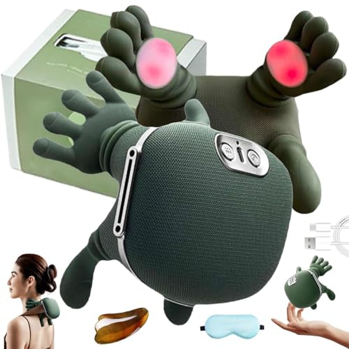 2026 New Smart Neck & Shoulder Massager - Wireless Electric Kneading Massager with Heat for Shoulder, Neck(2Pcs)