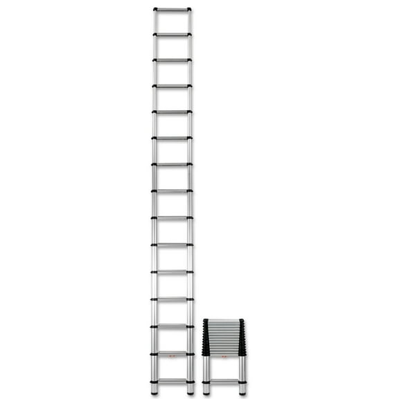 Telesteps 14 ft Aluminum Telescoping Extension Ladder, 300 lb Load, 1800EP