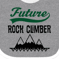 thumbnail image 4 of Inktastic Rock Climbing Future Climber Boys or Girls Baby Bib, 4 of 4