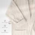 thumbnail image 4 of American Soft Linen, 100% Cotton Turkish Bathrobe - Soft, Absorbent, & Luxurious for Women, Small - Beige, 4 of 9