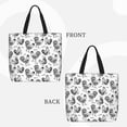 thumbnail image 3 of Hirioo Retro Rooster for Tote Bag for Women, Quilted Shoulder Bag with Zipper, Large Capacity Handbags for Casual, Travel, Work, 3 of 8