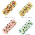 thumbnail image 3 of AVEKI 2PCS Flower Row, Wedding Arch Flowers, Artificial Floral Swags, Silk Roses Realistic Arch Corner, Faux Flower Row Arrangement Fake Combo for Wedding Reception Ceremony Centerpiece Table(#1) B0, 3 of 8