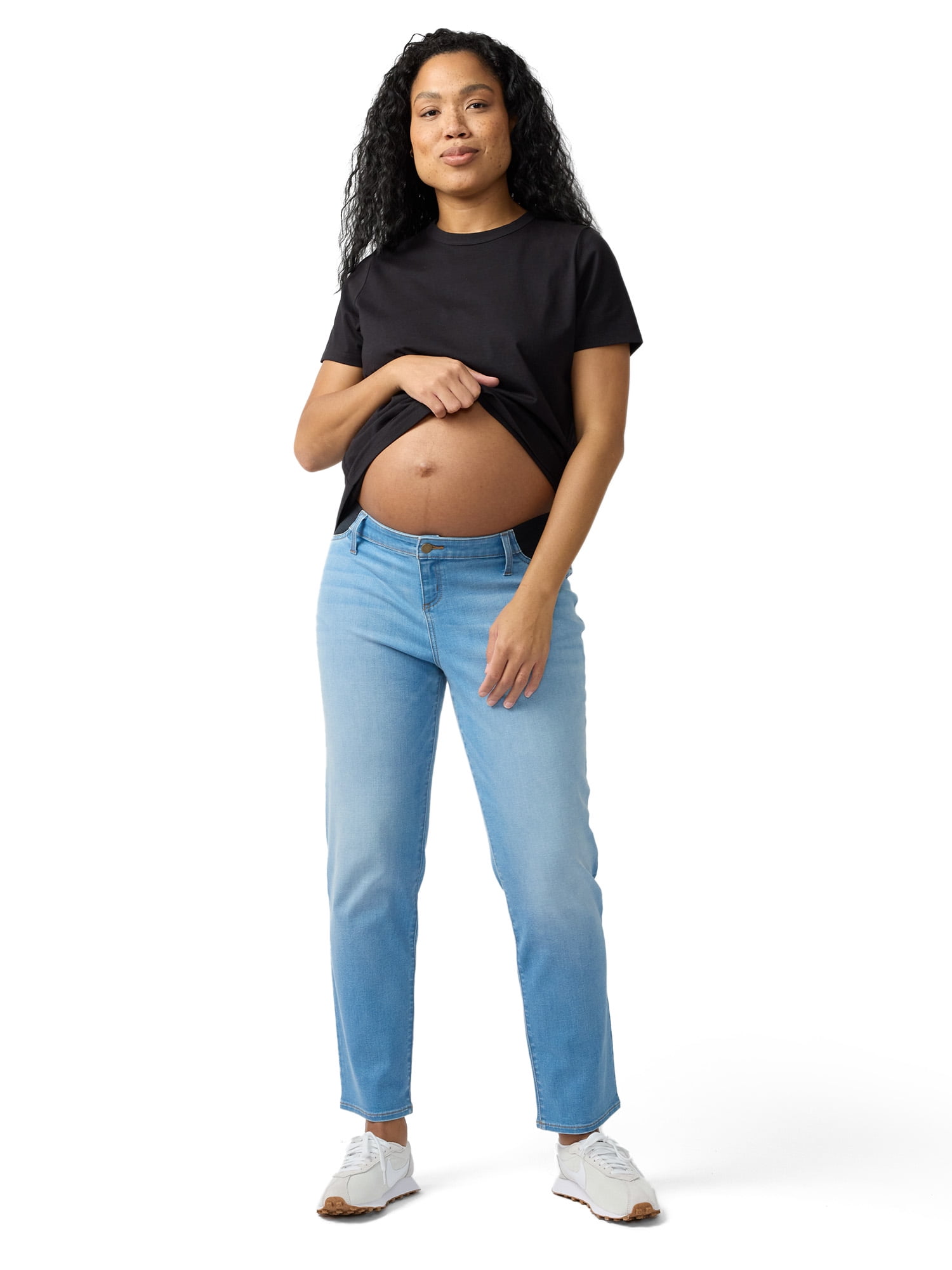Ingrid & Isabel For Every Belly Women's Maternity Straight Jeans, Sizes XS-XXL