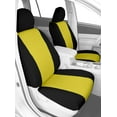 thumbnail image 2 of CalTrend Front Buckets NeoSupreme Seat Covers for 2003-2005 Chevy Cavalier - CV352-12NN Yellow Insert with Black Trim, 2 of 3