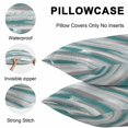 thumbnail image 5 of Lumbar Pillow Covers 20x12 Inch Set of 2, Blue Gray Stripes Waterproof Outdoor Pillow Covers, Watercolor Modern Abstract Minimalist Decorative Cushion Pillowcases for Couch, Sofa, Bed, Garden, Patio, 5 of 9