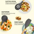 thumbnail image 5 of 33 Pcs Cooking Utensils Set, Silicone Kitchen Gadgets Utensil Set with Wooden Handle  Non-Stick Silicone Cooking Utensils Spatula Set with Holder, 5 of 7