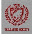 thumbnail image 5 of American Football Tailgating Society Adult Heather Gray Long Sleeve Hoodie-Medium, 5 of 6