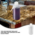 thumbnail image 3 of NIYANGLE Squeeze Bottles Condiments Salad Sauce Dispenser White Plastic 5Pcs, 3 of 8