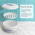 thumbnail image 2 of Truly Clear: Keep Dry Soap Case - 3pc Design, Holder For Acne Solution Bar, Draining Tray, Leakproof, Portable Wet Soap Container, Gym-Shower-Carry On, 2 of 8