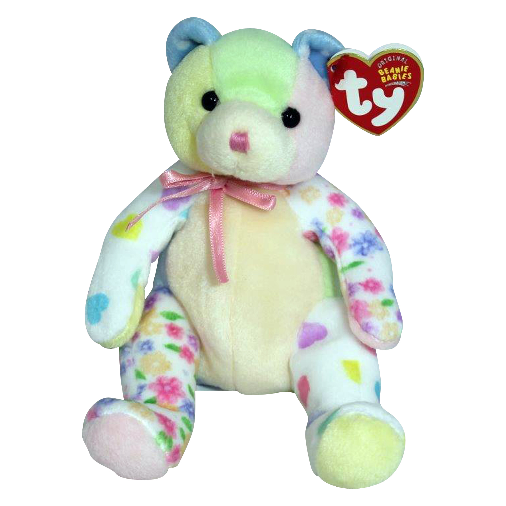 Peluche Ty Beanie Bellies Tippi La Girafe - 20 Cm - Yeux Verts Pailletés - Ventre Doux à Caresser - 4