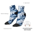 thumbnail image 6 of Pofeuu Flower Print 30cm Socks, Adult Running Hiking Socks for Youth and Adult, 6 of 7