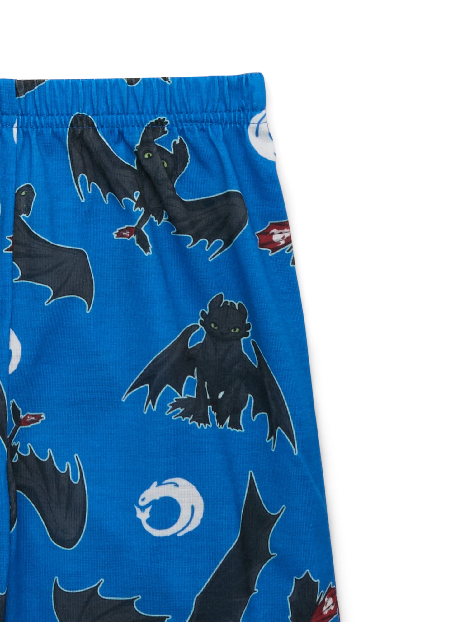 How To Train Your Dragon Boys Graphic Tee and Shorts Pajama Set, 2-Piece, Sizes 4-12