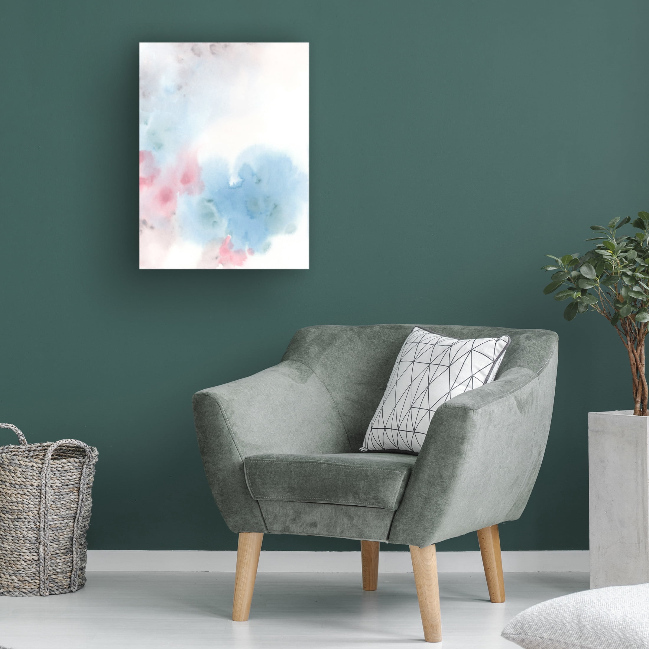 Trademark Fine Art June Erica Vess  Liquid Cloud II Canvas Wall Art