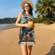 thumbnail image 3 of Balery Skeleton Chef BBQ Scene Vestidos de verano para mujer con estampado: vestido holgado sin mangas, vestido playero informal y cómodo para días calurosos., 3 of 7