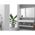 thumbnail image 4 of CastelloUSA Pyramid Solid Surface Wall-Mounted Bathroom Sink White 48", 4 of 7
