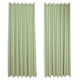 thumbnail image 1 of 2 cortinas decorativas opacas de moda, elegantes cortinas para ventana, para el hogar, sala de estar y dormitorio, color verde claro (213 x 132 cm, instalación perforada)., 1 of 6